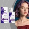 GleamXi Purple Hair Shampoo Natural Soft Coloring Gentle Formula Refreshing Moisturizing Shampoo 300ml