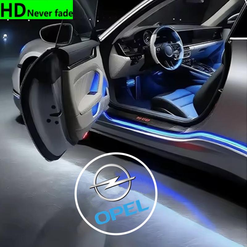 ACI1 Led Car Door Logo Light HD Laser Welcome Lamps For Opel Insignia 2009-2016 2017 2018 Car Goods Accessories