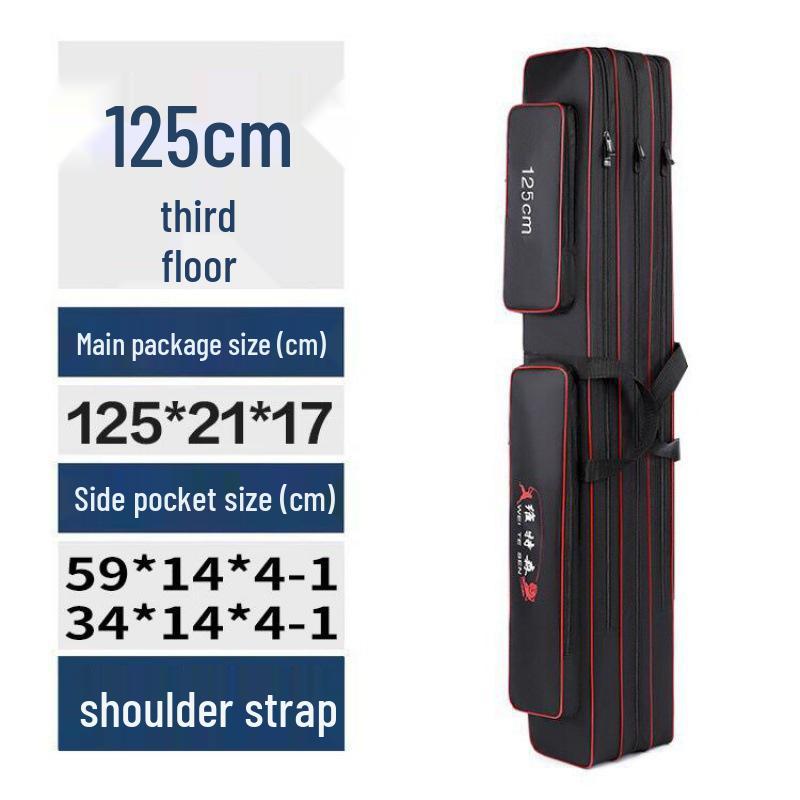 Многофункциональный водонепроницаемый рюкзак для хранения рыболовных снастей и удилищ