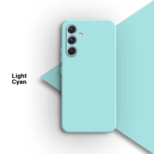 Для Samsung Galaxy S25 S24Plus чехол жидкий силиконовый чехол для телефона Samsung Galaxy S23 S22 Ultra S24 FE Plus A55 A54 мягкий чехол