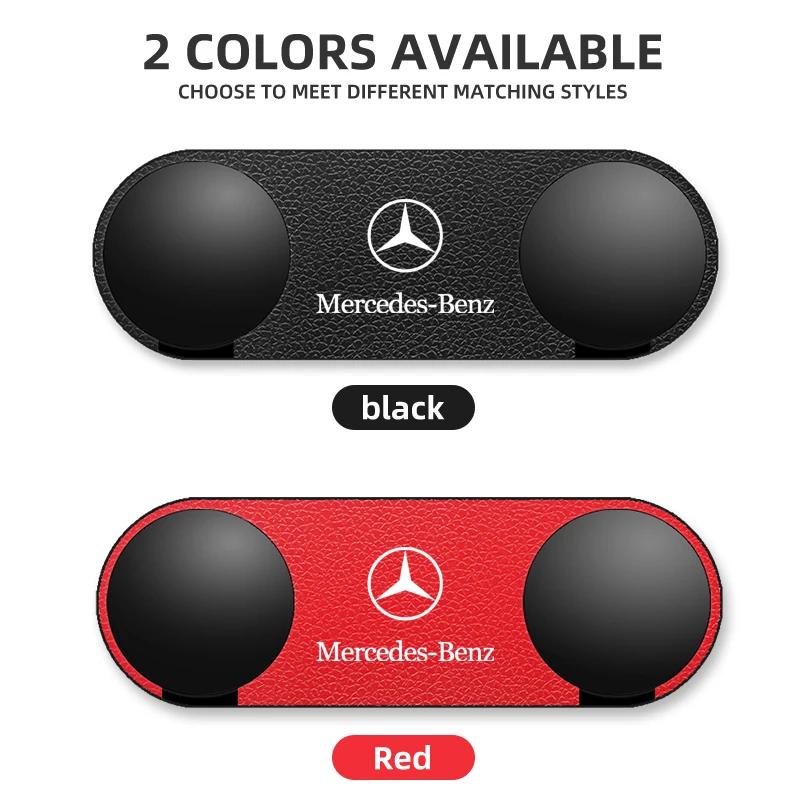1 шт. Двойной крючок с логотипом автомобиля для Mercedes Benz C180 C200 C260 C300 W108 W124 W126 W140 W168 W169 W176 Автомобильные аксессуары для интерьера