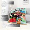1pc Flannel Throw Blanket, Panda,Bunny,BingPattern Printed Blanket, Warm Cozy Soft Blanket For Couch Bed Sofa Car Office Trave190
