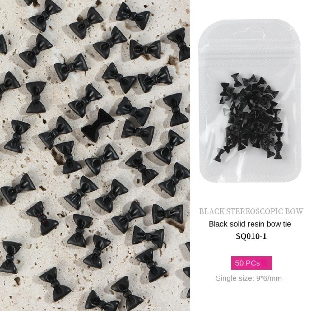 50 шт. 3D Нейл-арт Бант Бант Украшение для ногтей Аксессуар для ногтей Украшение для ногтей Маникюрный орнамент