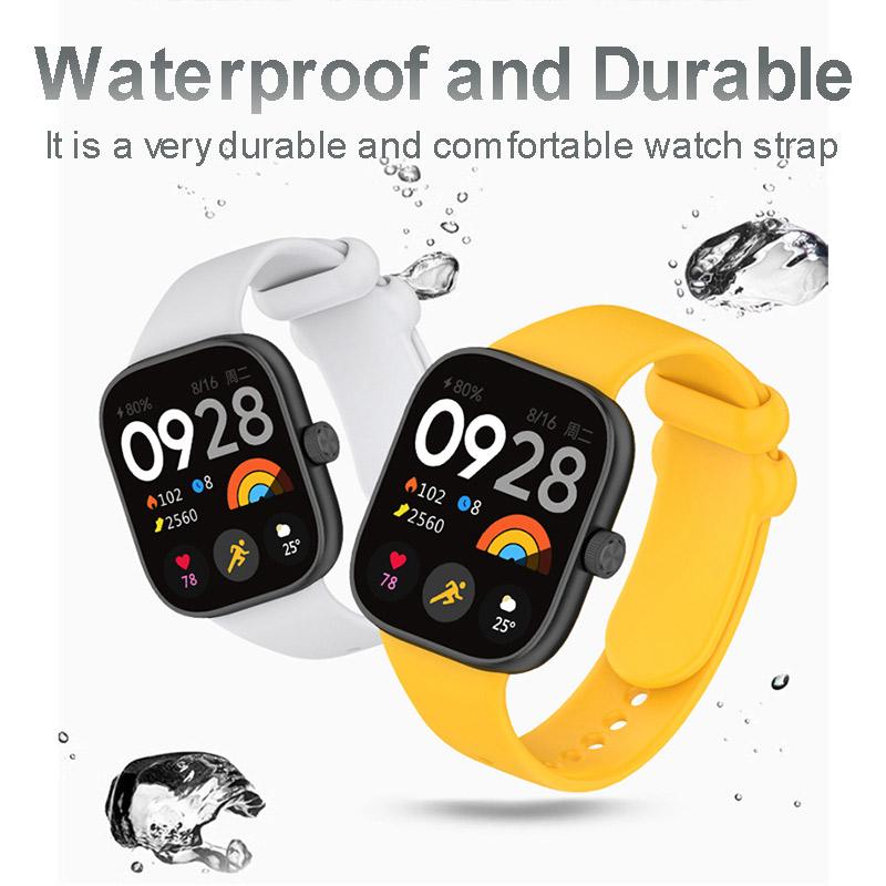 Силиконовый ремешок для Redmi Watch 4, ремешок с мягким защитным чехлом, сменный ремешок для часов, аксессуары Redmi Watch 4, спортивный браслет
