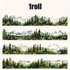 Mr. Paper, 200cm/roll, Tree Forest Four Seasons Landscape Tape, Scrapbook Phone Case Collage Photo Frame Decorative Sticker Tape