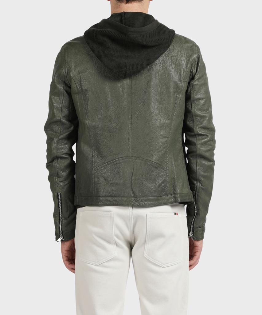 Panicale Green Blouson Lambskin Jacket
