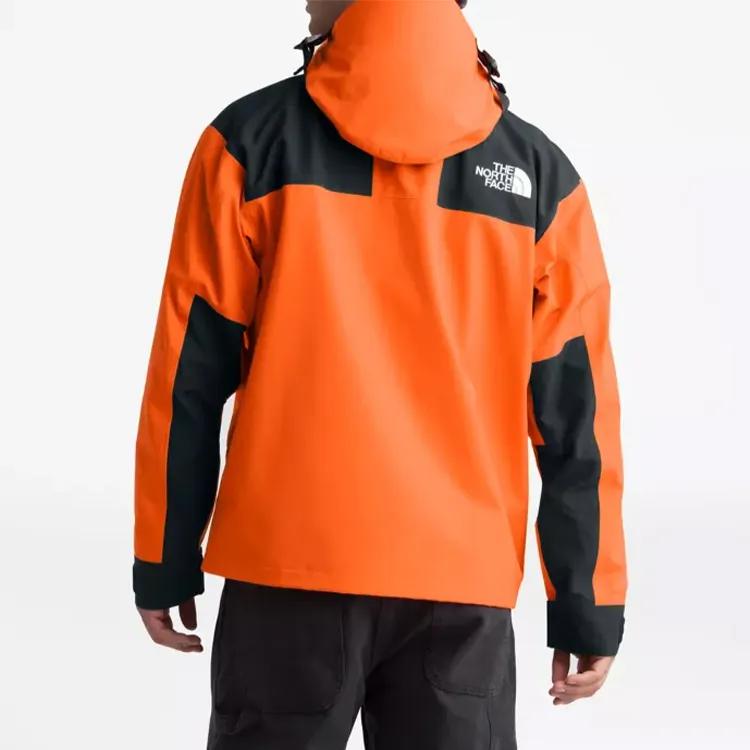 THE NORTH FACE 1990 Outdoor Hiking Waterproof Windproof Windbreaker Jacket Men's Persian Orange (Unisex) Windbreaker Jackets