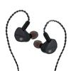Linsoul Kiwi Ears Canta Hybrid High-End HiFi Earphones, 3.5mm Jack, HIFI Sound Quality, Deep Bass, Noise Cancelling, Stereo Earphones, Black, Wired