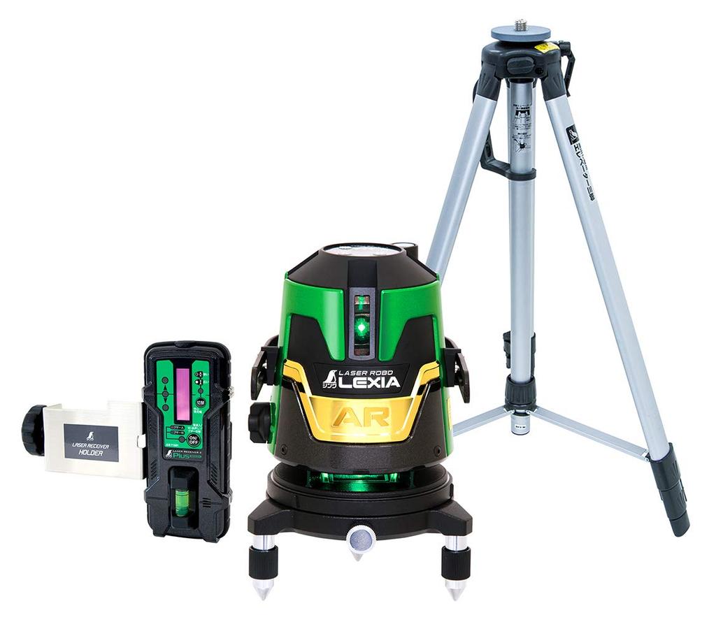 Shinwa Sokutei Laser Marker LASER ROBO LEXIA 51AR Green Set 70875 Receiver/Tripod
