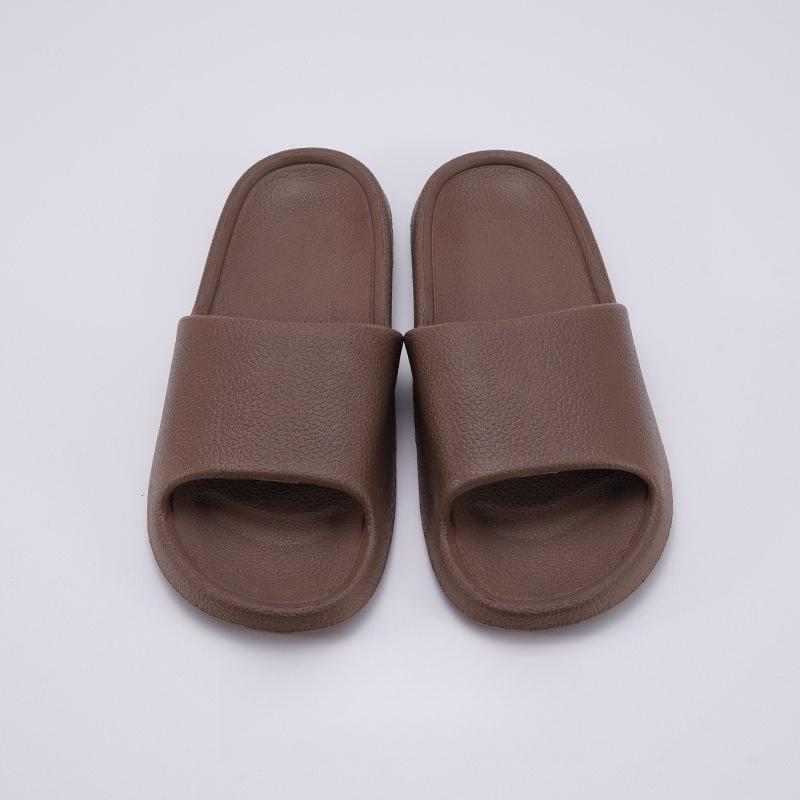 2025 Summer Solid Simple Non Slip Soft EVA Flip Flops Slippers Men Women Bath Shower Outdoor Couple Shoes