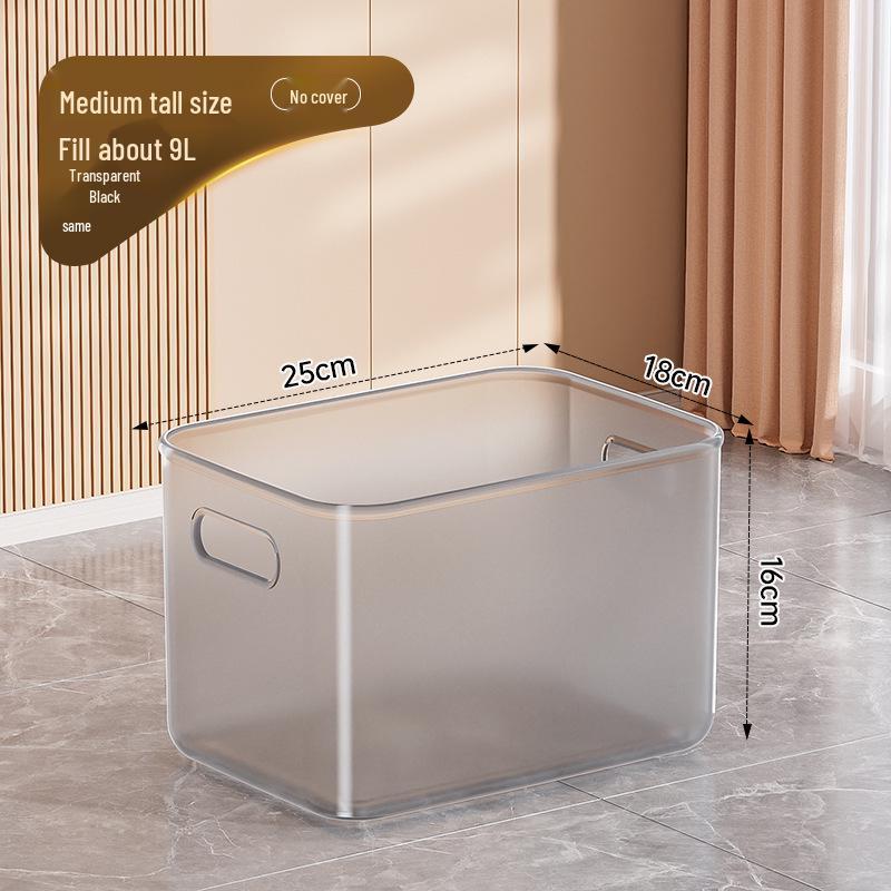 Прозрачный пластиковый контейнер для хранения игрушек, закусок и одежды