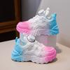 New Children's Sneaker Rotating Button Mesh Breathable Running Shoes
