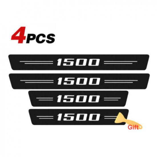 4pcs For Chevy Silverado Express 1500 Cab Truck Door Sill Plate Protector Cover