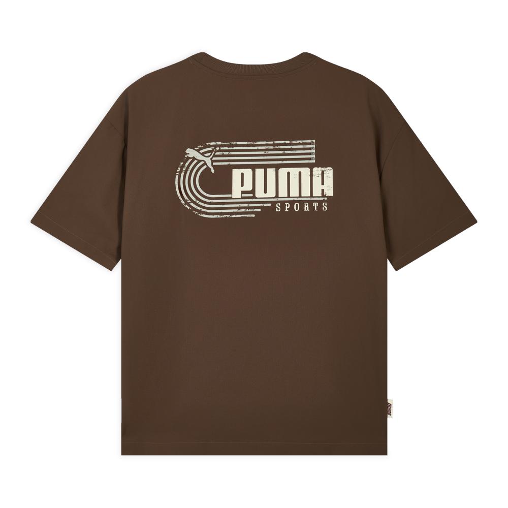 Puma Футболка с круглым вырезом T7, короткий рукав, унисекс, топ 636291-45