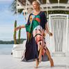 EDOLYNSA Long Beach Dress Cover-Ups for Women Pareo De Plage Swimsuit Cover Up Beach Sarongs Swimwear Kaftan Beachwear Q1476