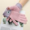 Многоцветный кашемир Трехмерная вязка жгутами Вязальная машина Новое тепло Утолщенная длина Многоцелевые перчатки Для поездок на работу и катания