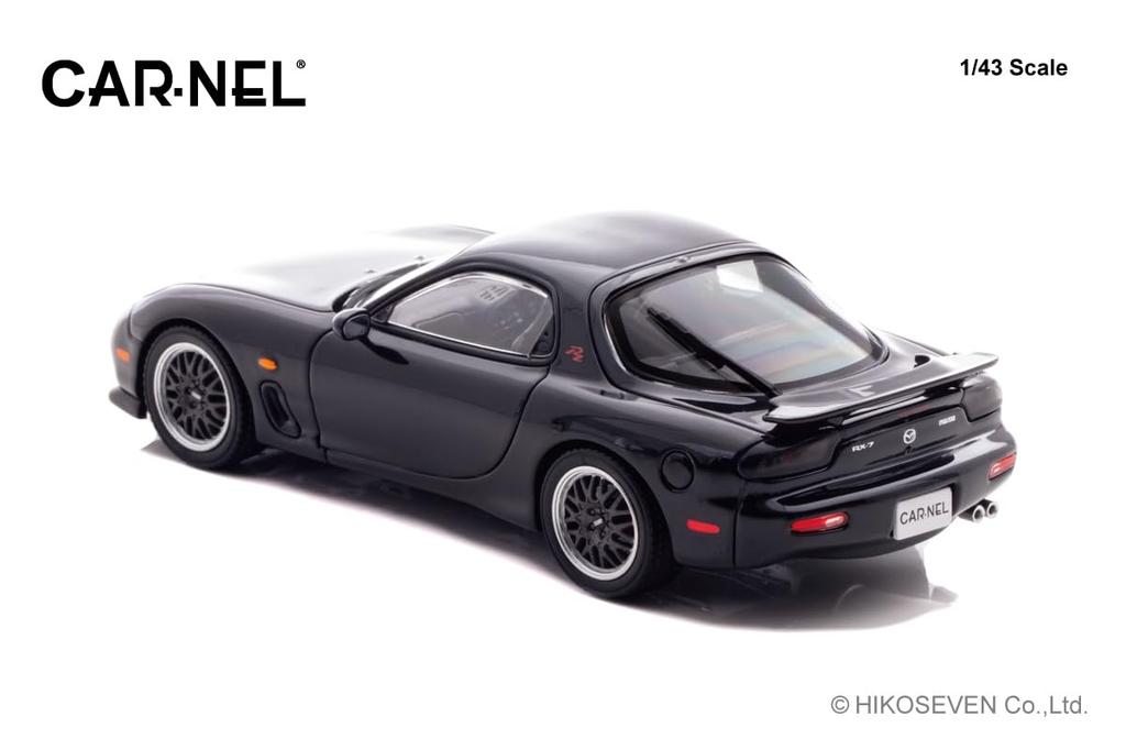Hiko Seven CARNEL Масштабная модель Mazda Type RZ 1998 Brilliant Black Готовая модель CN439813 1/43 RX-7 (ФД3С)