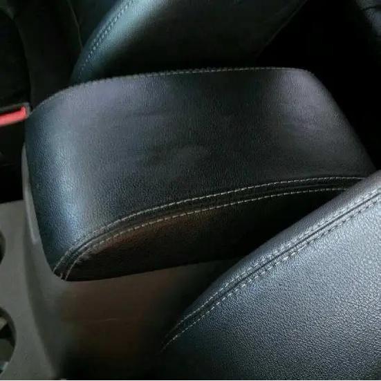 Чехол на центральный подлокотник из микрофибры и кожи для Hyundai Santa Fe 2006 2007 2008 2009 2010 2011 2012 автомобильные аксессуары интерьер