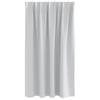 Blackout Curtains with Rings 2 pcs Light Grey