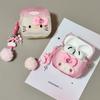Защитный чехол Hello Kitty для Apple AirPods 1 2 3 4, чехол для Bluetooth-наушников, подходит для чехла AirPods Pro 2, с брелоком