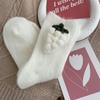 Fruit Knitted Strawberry Socks Thick Cotton Hosiery Warm Korean Style Socks  Women