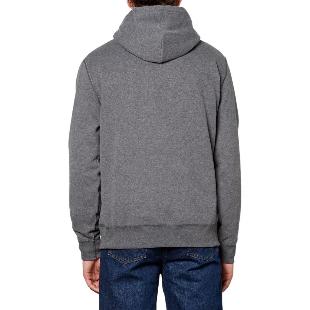 Polo Ralph Lauren Осень/Зима 22 Однотонный Худи с Вышивкой Логотипа Мужские Худи Серый 710766778-064
