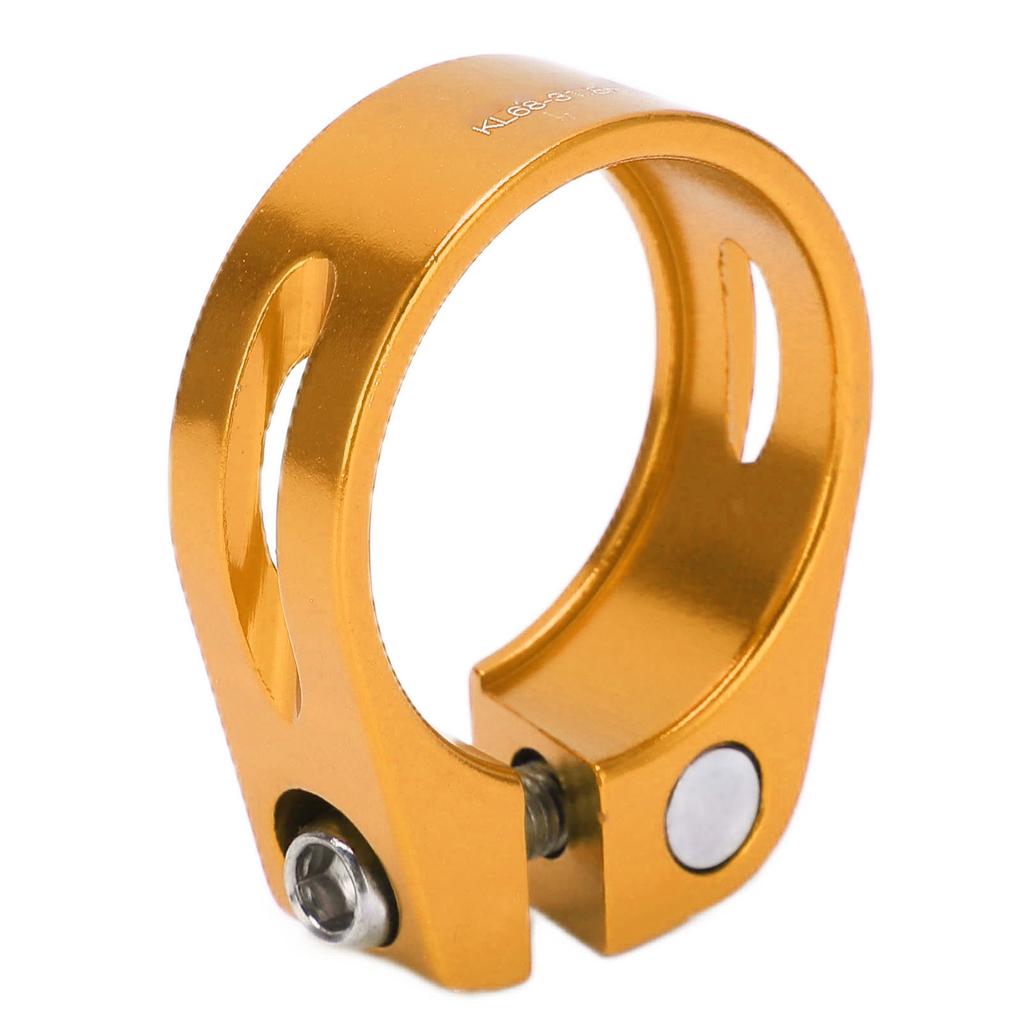 Bicycle Seat Tube Clamp Mountain Road Bike Lock Seatpost Aluminum Alloy Seat Tube ClampGold