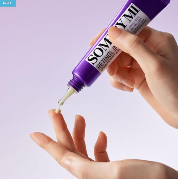 SOME BY MI Retinol Intense Advanced Triple Action Eye Cream 30ml | Anti-Aging & Dark Circle Care | Korean Skincare