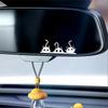 2 Pieces of Three Cat Logo Car Stickers, Designed with Cats As the Design Concept, Suitable for All Car Decoration Accessories