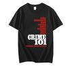 Футболка Crime 101 Женская/Мужская Унисекс С круглым вырезом Повседневные футболки с графическим принтом Одежда с коротким рукавом Удобные хлопковые футболки