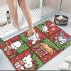 Christmas Friends Carpet Rug Soft Washable Anti Slip Home Living Room Sofa Mats Personalized Christmas Rug