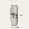 Portable Soap Holder Toothbrush Case Durable Plastic Travel Essentials, Easy-Clean Gym & Bathroom Accessories
