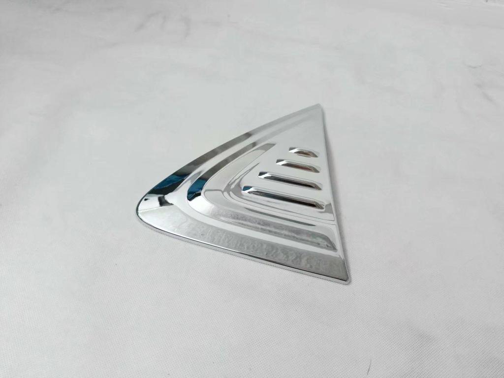 Toyota C-HR 2017 Fender Silver Electroplated Style Side Logo Decoration Panel & CHR Side Light Frame