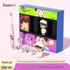 c1s monet pink with toy figure & 4 brush heads