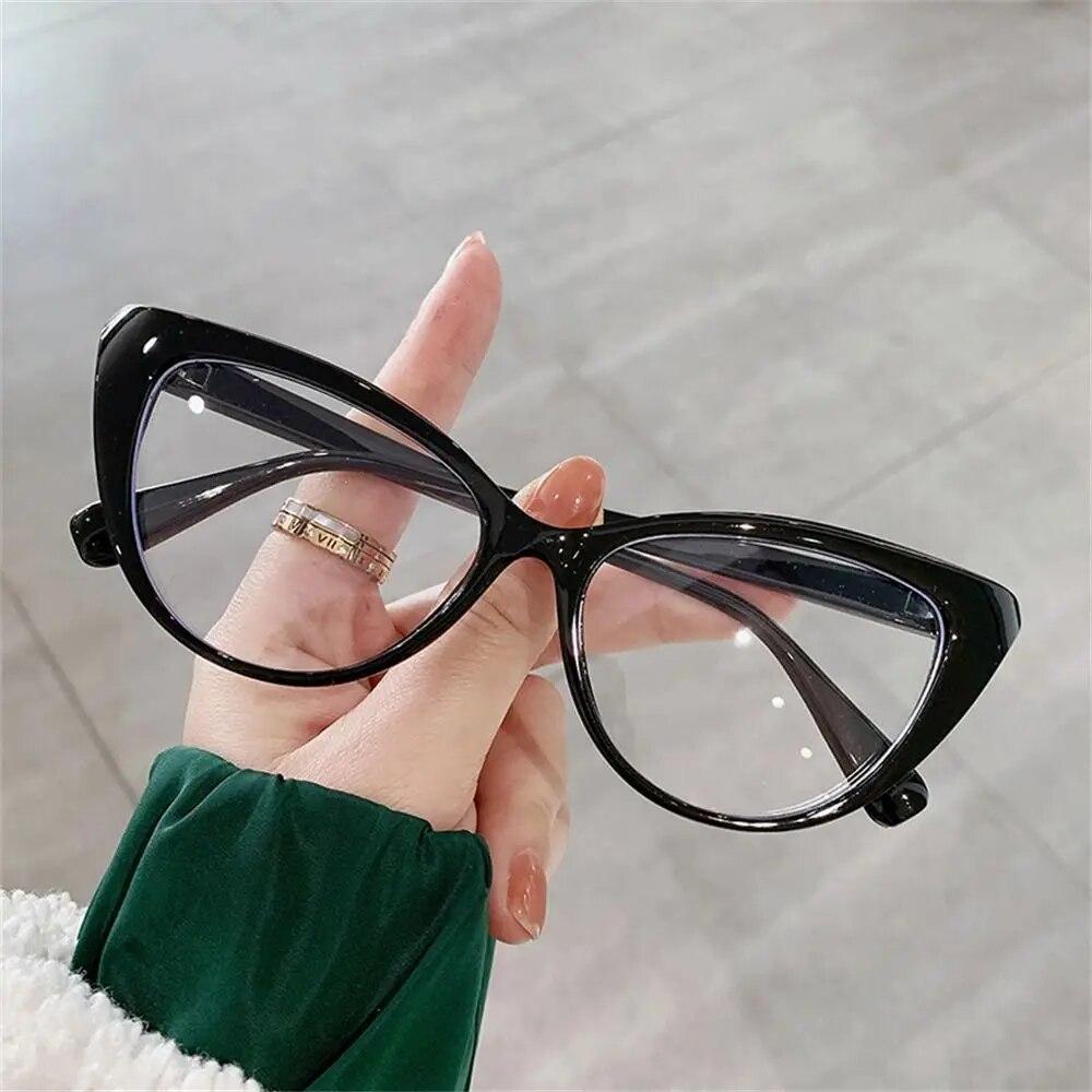 Fashion Women Small Frame Leopard Print Anti-UV Blue Rays Glasses Computer Goggles Ultra-light Eyeglasses Flat Mirror Eyewear