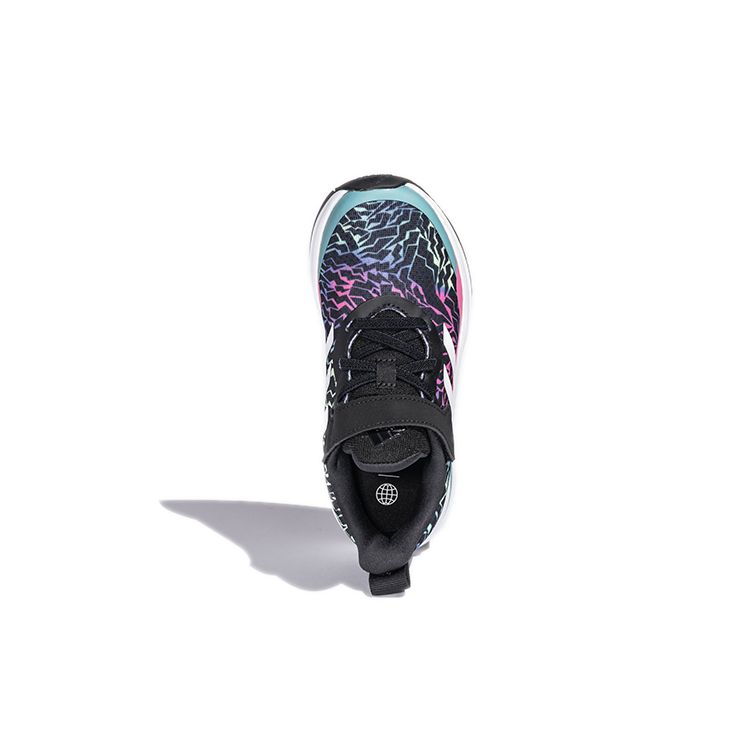 Adidas Fortarun El K Sports Trend Low Top Kids Casual Shoes Kids Casual Shoes Black Blue H04126