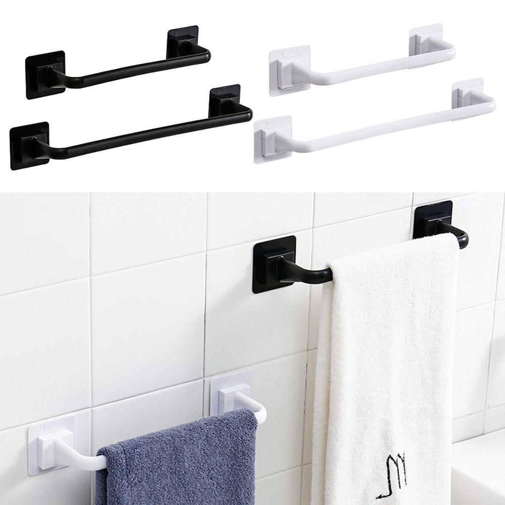 Useful Hanger Holder Bracket Toilet Bathroom Bar Clothes Holder Towel Rack Storage Shelf
