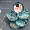 Multi-Layer Rotating Jewelry Box for Necklaces, Earrings, Rings, and Accessories