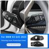Car Turn Signal Wiper Lever Switch Cover Carbon  Turn Signal Wiper Switch Lever Trim Cover For BMW X3 G45 2025
