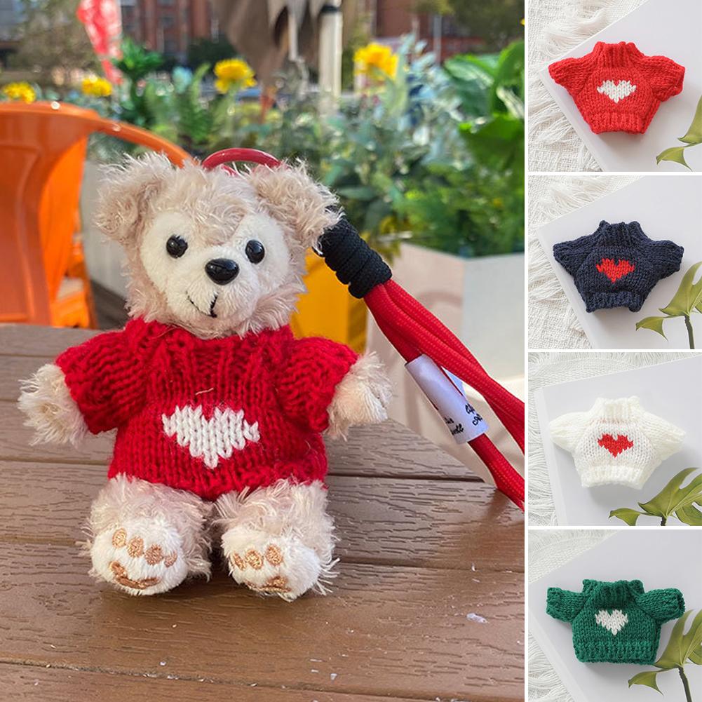 Для 14 см хлопковый комбинезон для кукол с мультяшным сердцем, сменный наряд для плюшевой куклы, аксессуары для игрового домика, мини-одежда