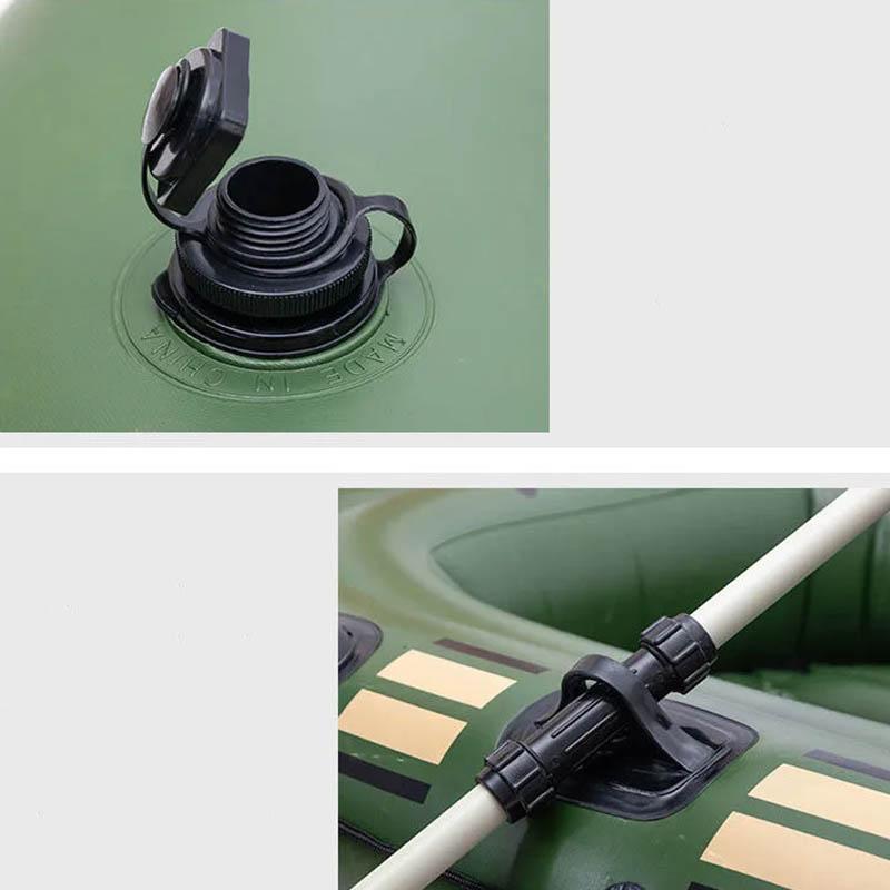 Резиновая лодка Утолщенная износостойкая надувная лодка для 2 человек Двойная рыбацкая лодка Очень толстый каяк на воздушной подушке