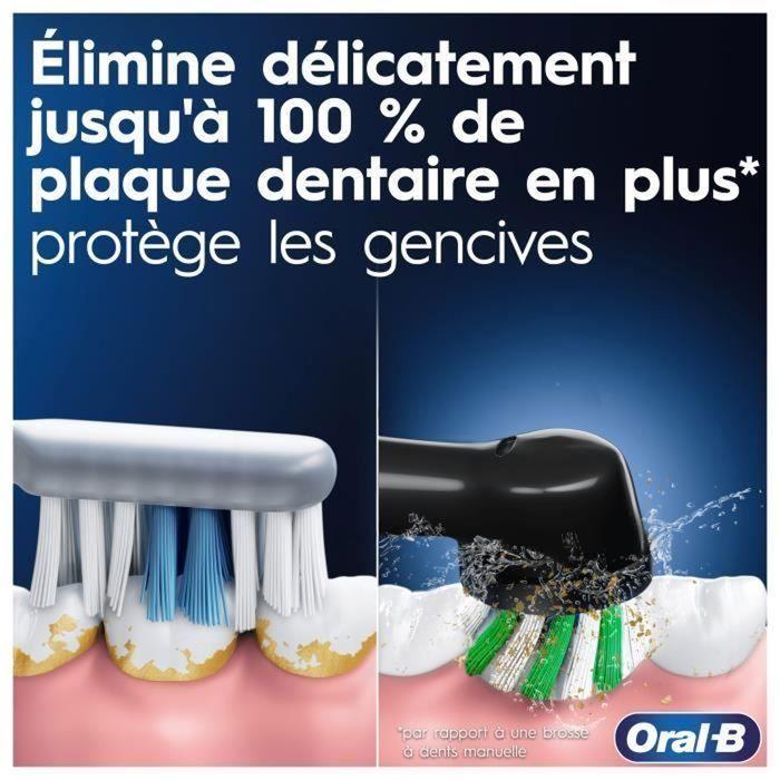 Brosse à dents électrique - BRAUN - Pro Series 1 - Noir - Rechargeable - Minuterie 2 min