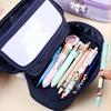 Pen Slot Students Pen Bag Large Capacity Stationery Storage Pouch Simple Pencil Cases  Office