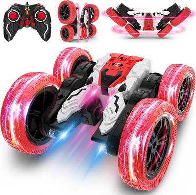 Автомобиль с дистанционным управлением, двусторонний радиоуправляемый автомобиль, полноприводный внедорожник с поворотом на 360°, 2,4 ГГц в помещении/на открытом воздухе