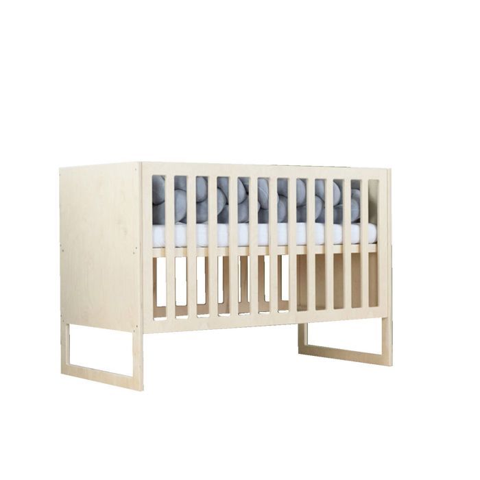 CHRUPPY Baby Bed 60 X 120 Cm Natural Wood