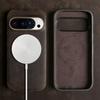Crazy Horse Magnetic Genuine Leather Case for Google Pixel11 Pro XL 10 9 8 7 6 Cowhide Protective Cover for Magsafe Back Cases