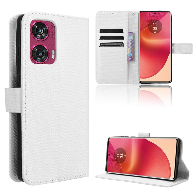 Flip Cover For Motorola Moto Edge 50 Fusion Leather Case [Flip Vintage Leather] Shockproof Durable Retro Phone Case