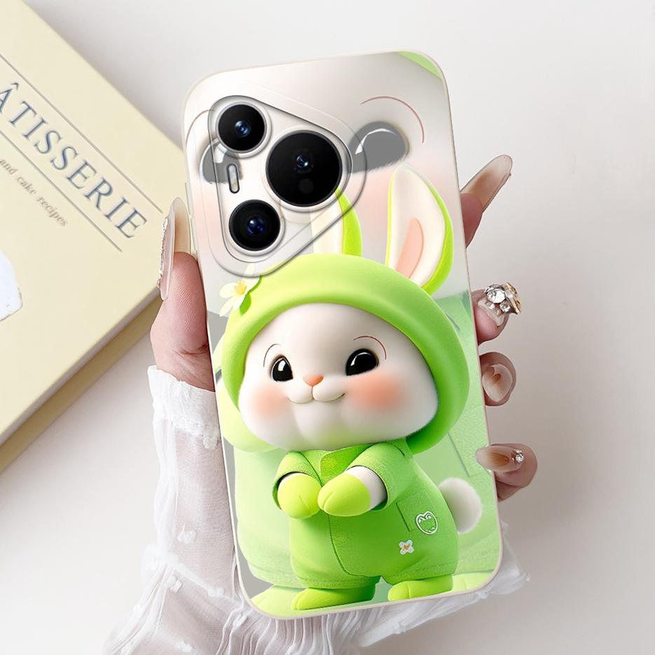 Чехол для Huawei Pura 70 Pro 5G Милый мультяшный чехол Ударопрочный Мягкий ТПУ Чехлы для телефона Для Huawei Pura 70 Pro Plus Pura70 Pro+ Fundas