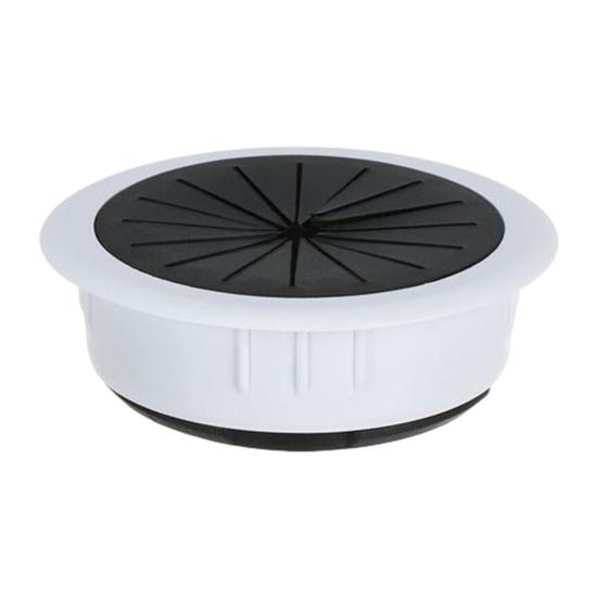 60 мм настольная кабельная втулка в форме лепестка с пряжкой, защитная крышка для отверстий для проводов, домашний офисный стол, компьютерный ПК, защитная круглая крышка, органайзер для кабелей