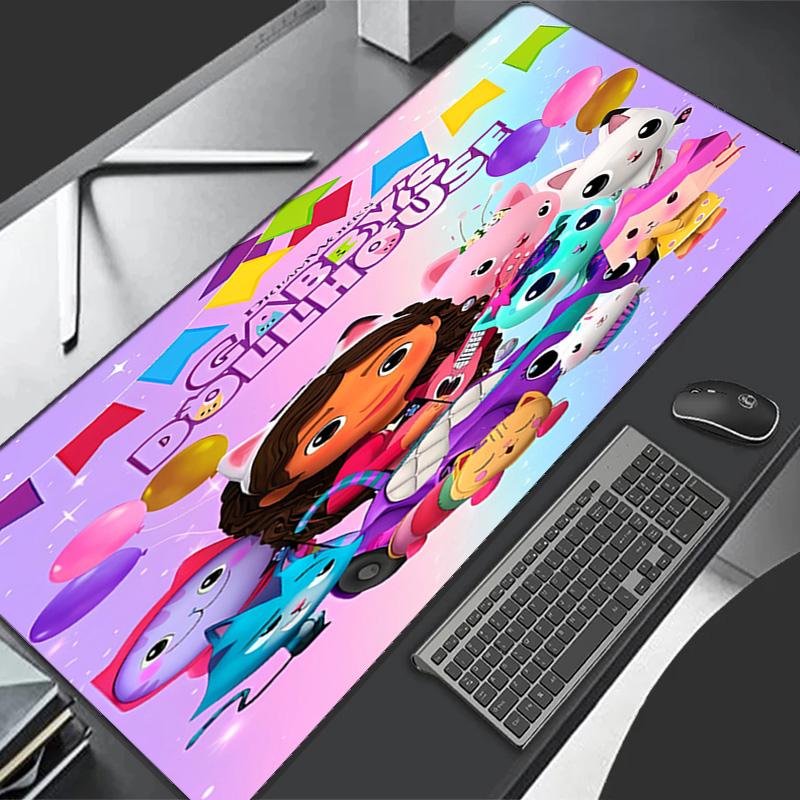 Gabby's Dollhouse1 Theme Premium Non-slip Mouse Pad with Stitched Edges,Durable Rubber Material,for Desktop & Gaming Great Gifts